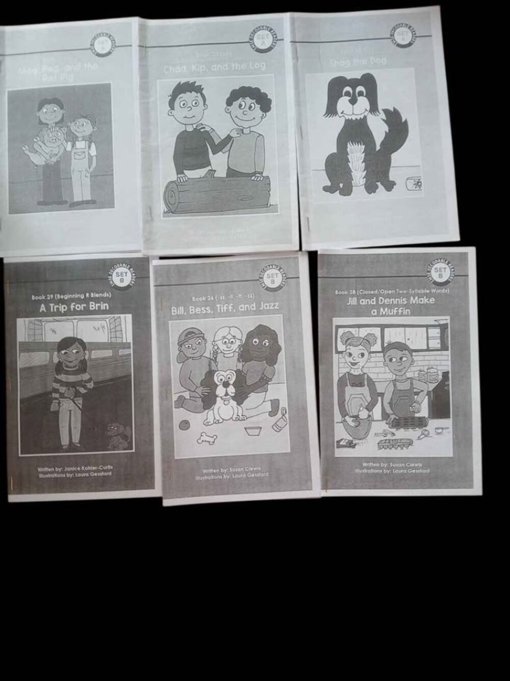 IMSE Decodable Readers Set A & B - Lot of 6 Books